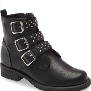 Treasure & Bond Triple Studded Strap Moto Boot Size 1